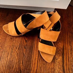 Alexander Wang Black and Tan Sandals